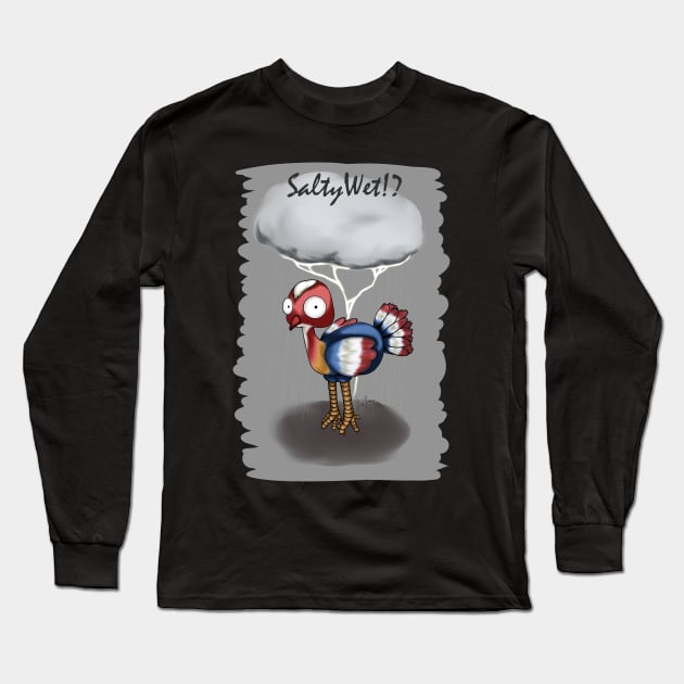 Gobble SaltyWet?! Long Sleeve T-Shirt by LinYue